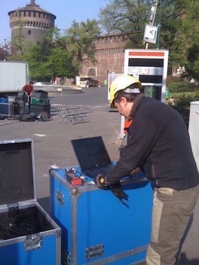 Setup TTL33 e linea di ritardo - Maratona Milano