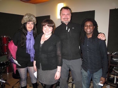 con Rachel Z (left)