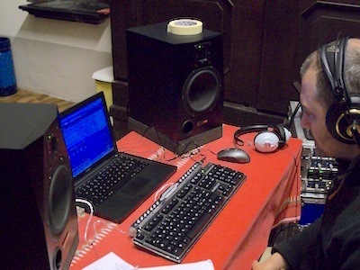 Live rec in sacrestia